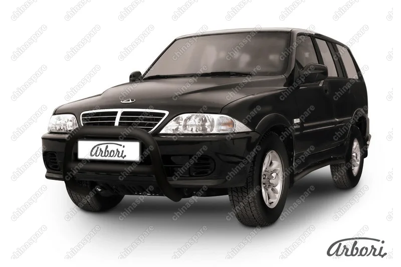 Кенгурятник d76 низкий Arbori черн. для Тагаз ROAD Partner 2008-2011