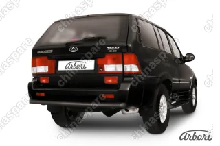 Защита заднего бампера d57 Arbori черн. для Тагаз ROAD Partner 2008-2011