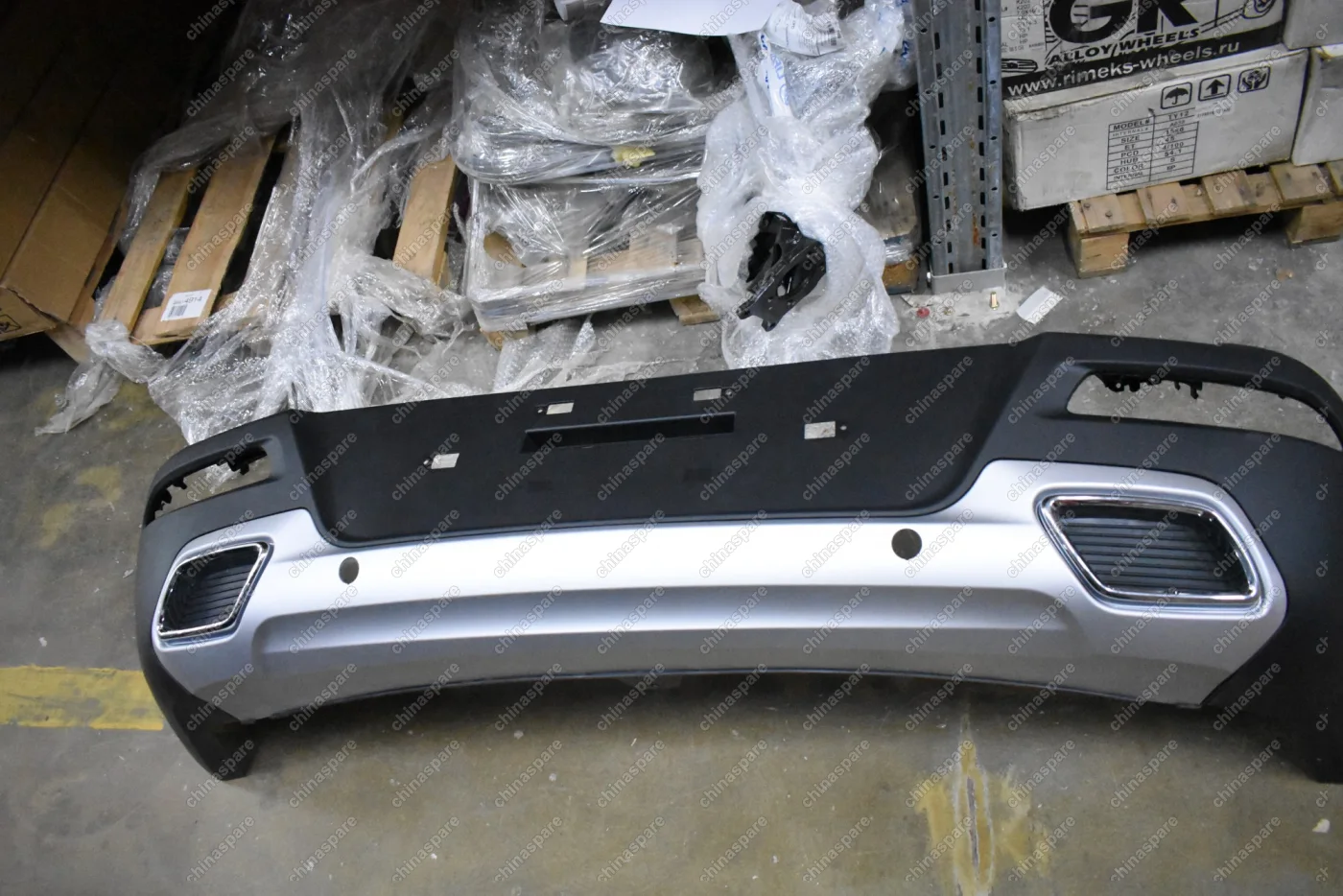 Накладка бампера заднего нижняя Lifan X70 (уценка)