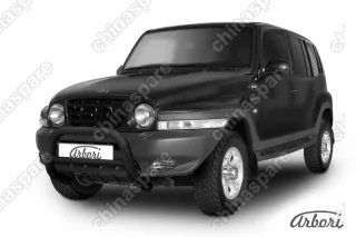 Кенгурятник d76 низкий Arbori черн. для Тагаз TAGER 5 дв. 2008-2012