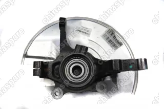 Кулак поворотный левый в сборе (кулак, ступичный подшипник, щит, ступица) Zotye T600