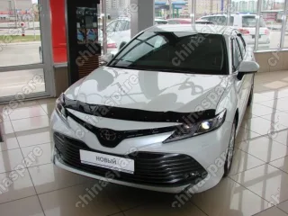 NLDSTOCAM1712 Дефлектор капота темный Toyota Camry, 2017-