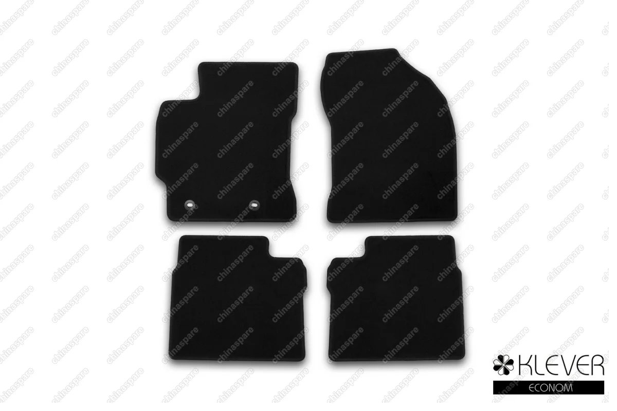 KVR01486901200k Коврики в салон Klever Econom TOYOTA Corolla 2013->, сед., 4 шт. (текстиль)
