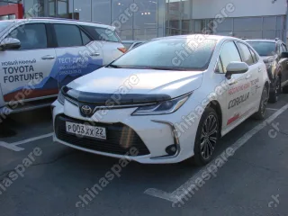 NLDSTOCOR1812 Дефлектор капота темный TOYOTA Corolla 2018-
