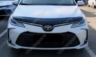 NLDSTOCOR1812 Дефлектор капота темный TOYOTA Corolla 2018-