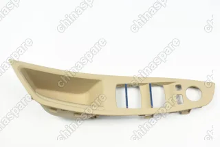 Накладка на левую ручку двери BMW 5 F10/F11 (Бежевая OYSTER)