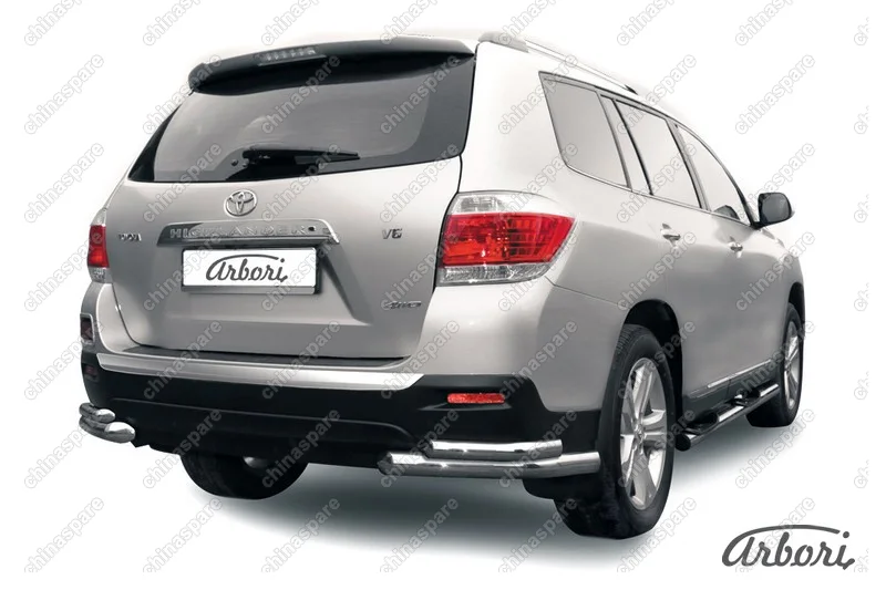 AFZDATHI15 Уголки d57+d42 двойные Arbori нерж. сталь для Toyota HIGHLANDER 2010-2013