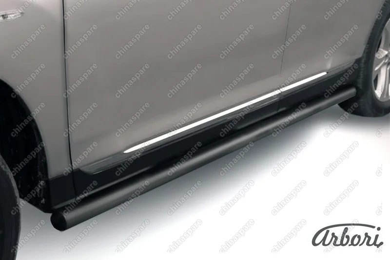 AFZDATHI10B Защита порогов d57 труба Arbori черн. для Toyota HIGHLANDER 2010-2013