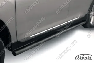 AFZDATHI10B Защита порогов d57 труба Arbori черн. для Toyota HIGHLANDER 2010-2013