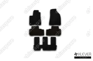 KVR01487501200k Коврики в салон Klever Econom TOYOTA Highlander 2014->, внед., 5 шт. (текстиль)