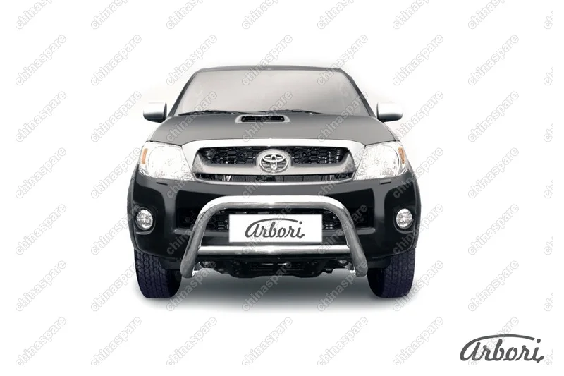 AFZDATHL02 Кенгурятник d76 низкий Arbori нерж. сталь для Toyota HILUX 2004-2011