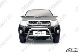 AFZDATHL02 Кенгурятник d76 низкий Arbori нерж. сталь для Toyota HILUX 2004-2011