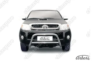 AFZDATHL04 Кенгурятник d57 низкий Arbori нерж. сталь для Toyota HILUX 2004-2011