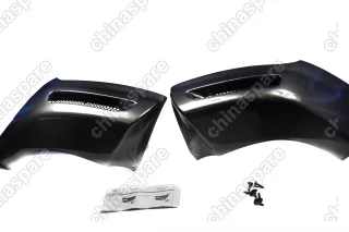 Накладки бампера переднего (комплект) Kia Sportage 04-10