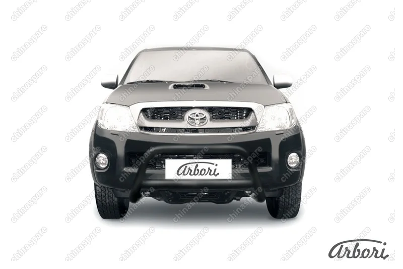 AFZDATHL04B Кенгурятник d57 низкий Arbori черн. для Toyota HILUX 2004-2011