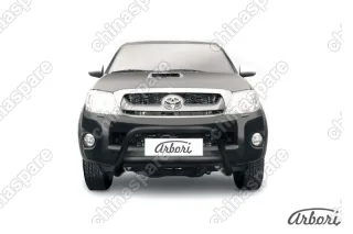 AFZDATHL04B Кенгурятник d57 низкий Arbori черн. для Toyota HILUX 2004-2011