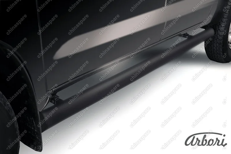 AFZDATHL10B Защита порогов d76 труба Arbori черн. для Toyota HILUX 2004-2011