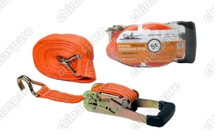 AS-T-09 Ремень крепления груза с храповиком 6 м, 5 т