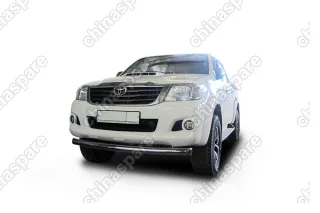 AFZDATHL1102 Защита переднего бампера d57 радиусная Arbori нерж. сталь для Toyota HILUX 2011-2015