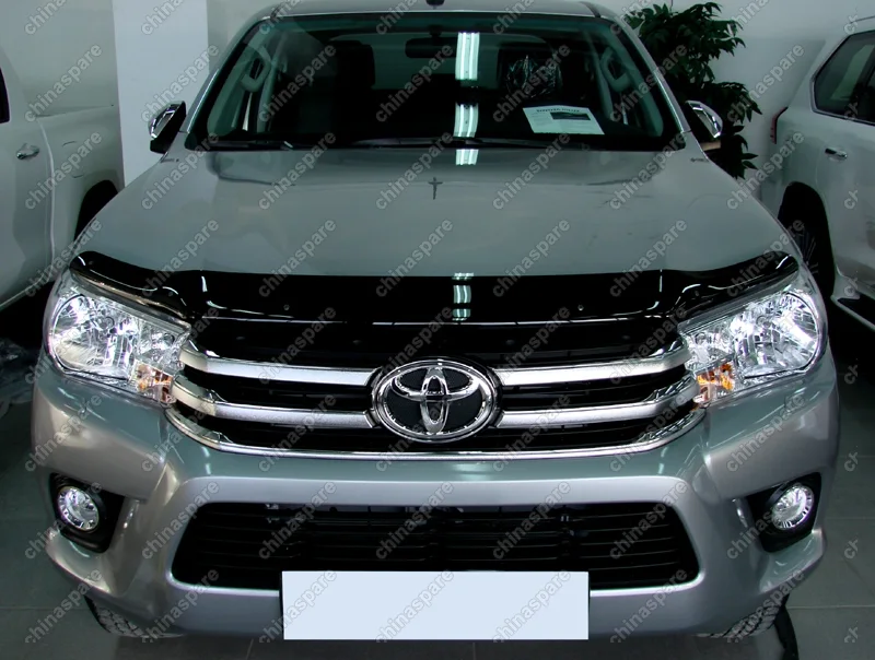 NLDSTOHIL1512 Дефлектор капота темный TOYOTA Hilux 2015-
