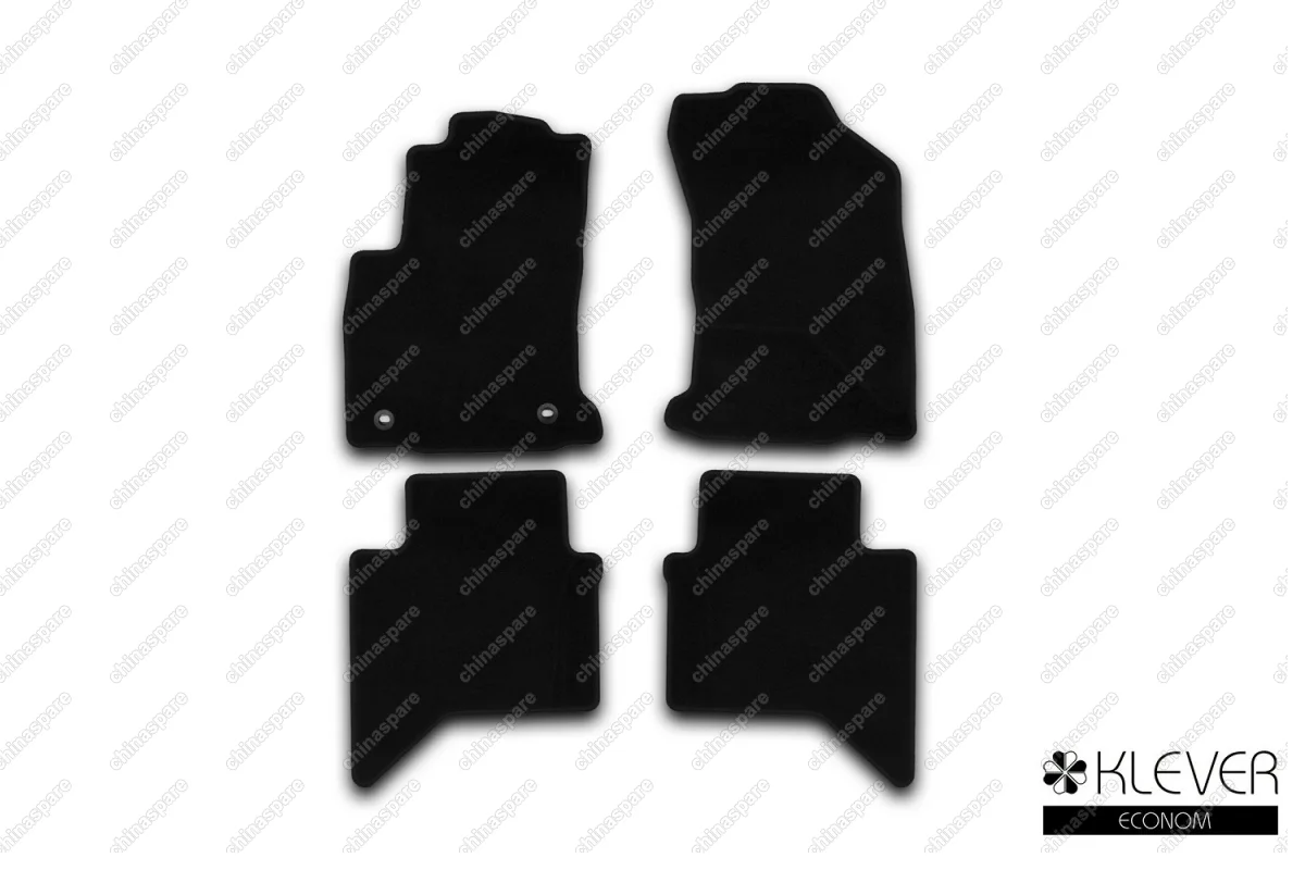 KLEVER01489801200k Коврики в салон Klever Econom TOYOTA Hilux, 2015->, пикап., 4 шт. (текстиль)