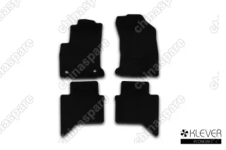 KLEVER01489801200k Коврики в салон Klever Econom TOYOTA Hilux, 2015->, пикап., 4 шт. (текстиль)