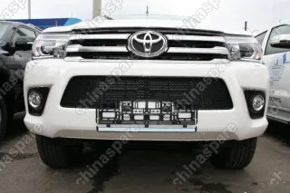 1521515151 Сетка на бампер внешняя для TOYOTA Hilux 2015->, черн., 15 мм