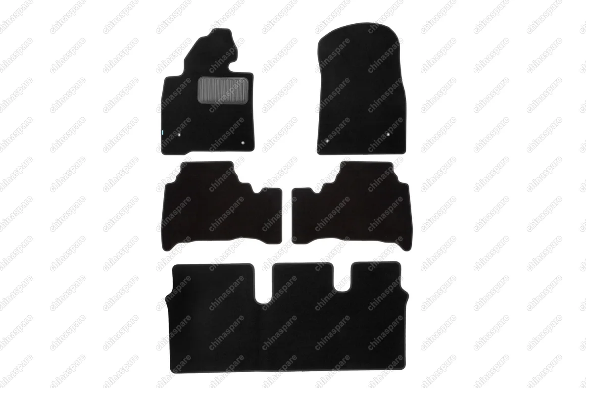 Коврики в салон Klever Premium TOYOTA Land Cruiser 200 2007-2012, внед., 5 шт. (текстиль)