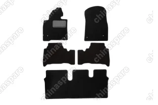 Коврики в салон Klever Premium TOYOTA Land Cruiser 200 2007-2012, внед., 5 шт. (текстиль)