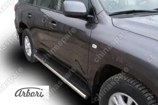 AFZDATLC219 Защита штатного порога d57 Arbori нерж. сталь для Toyota LC200 2007-2012