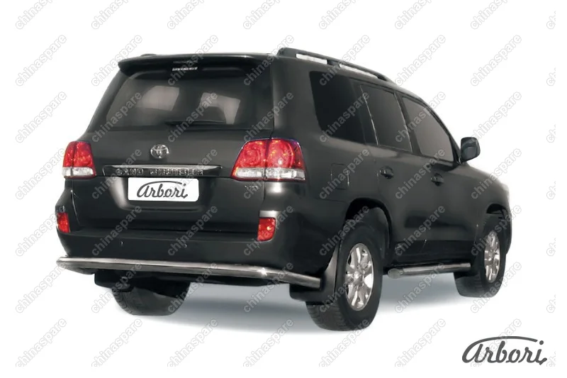 AFZDATLC222 Защита заднего бампера d76 Arbori нерж. сталь для Toyota LC200 2007-2012