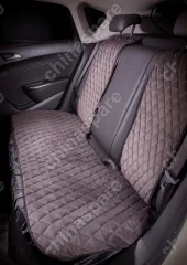 ASC-B-02 Накидка Алькантара, задняя, 3 предмета, серая