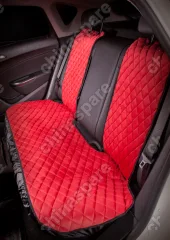 ASC-B-04 Накидка Алькантара, задняя, 3 предмета, красная