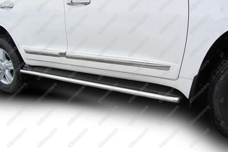 AFZDATLC21217 Защита штатного порога d42 Arbori нерж. сталь для Toyota LC200 2012-2013