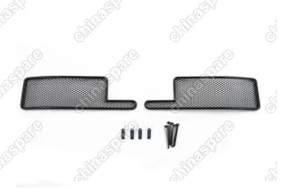 Сетка на бампер внешняя для TOYOTA Land Cruiser 200 2012-2015, 2 шт., черн., 10 мм