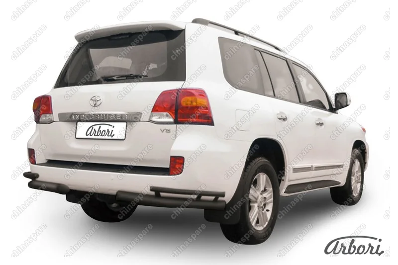 AFZDATLC21317B Уголки d76+d42 двойные Arbori черн. для Toyota LC200 2013-2015