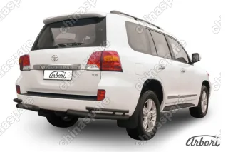 AFZDATLC21317B Уголки d76+d42 двойные Arbori черн. для Toyota LC200 2013-2015