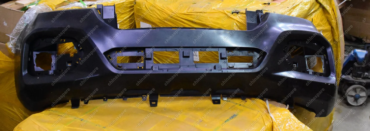 Бампер передний Haval H9 рестайлинг (с разметкой под парктроник, без отверстий под омыватель фар)