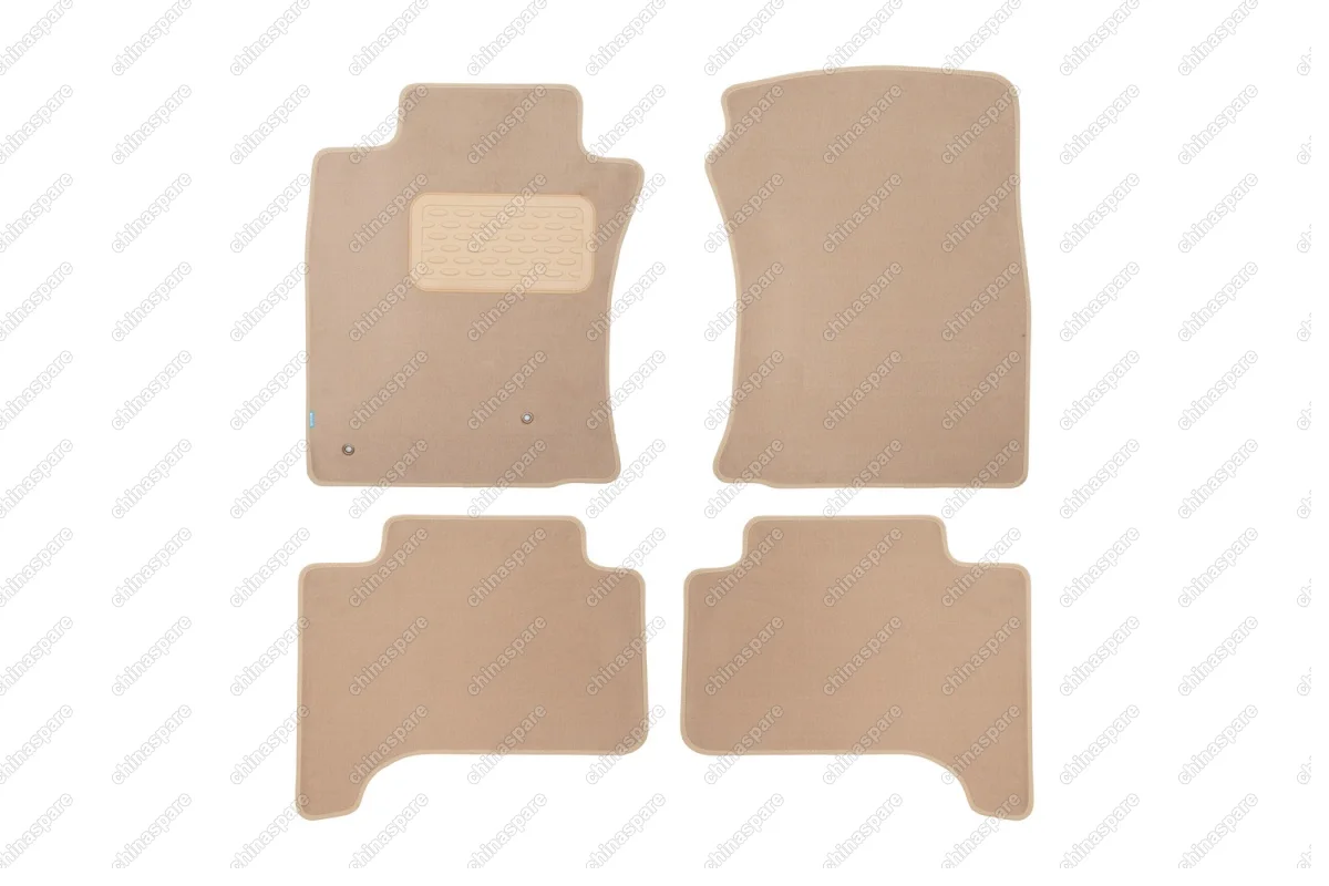 KLEVER04480122112kh Коврики в салон Klever Premium TOYOTA Land Cruiser 120 Prado АКПП 2002-2009, внед., 4 шт. (текстиль, бежевые)