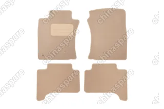 KLEVER04480122112kh Коврики в салон Klever Premium TOYOTA Land Cruiser 120 Prado АКПП 2002-2009, внед., 4 шт. (текстиль, бежевые)