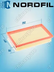 Фильтр воздушный «Nordfil» Hyundai Solaris II 1,4-1,6 л. 2017- / Kia Rio IV 1,4-1,6l 2017-