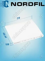 Фильтр салонный «Nordfil» Hyundai Solaris 10-, Kia Rio 11-