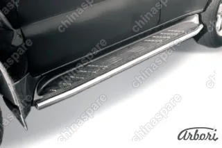 AFZDATLCP04 Защита штатного порога d42 Arbori нерж. сталь для Toyota LC Prado 2003-2009