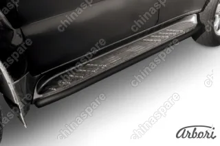 AFZDATLCP04B Защита штатного порога d42 Arbori черн. для Toyota LC Prado 2003-2009