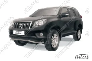 AFZDATOP15 Защита переднего бампера d57 "волна" Arbori нерж. сталь для Toyota LC Prado 2010-2013