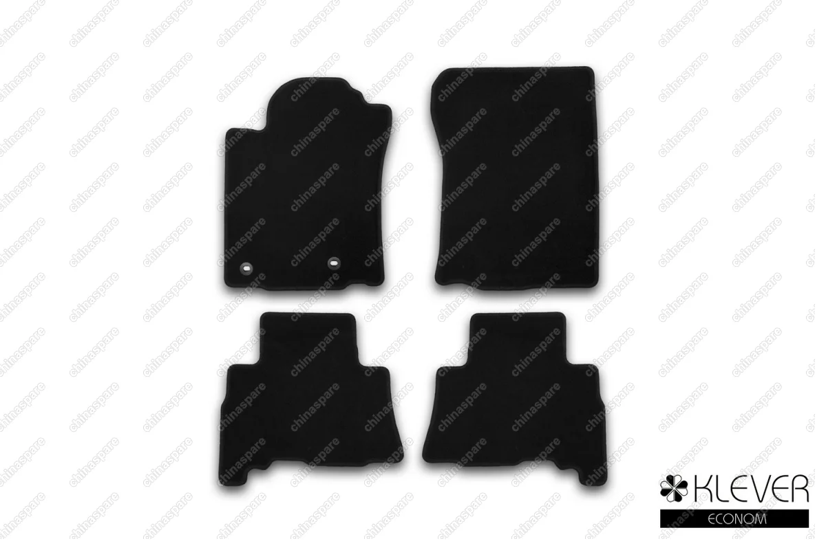 KVR01482901200k Коврики в салон Klever Econom TOYOTA Land Cruiser 150, 5 мест, 2013-2015, 2015->, внед., 4 шт. (текстиль)