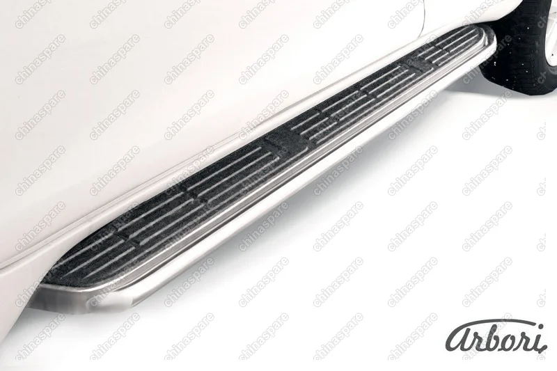 AFZDATOP1407 Защита штатного порога d42 Arbori нерж. сталь для TOYOTA Land Cruiser Prado 2014-2017