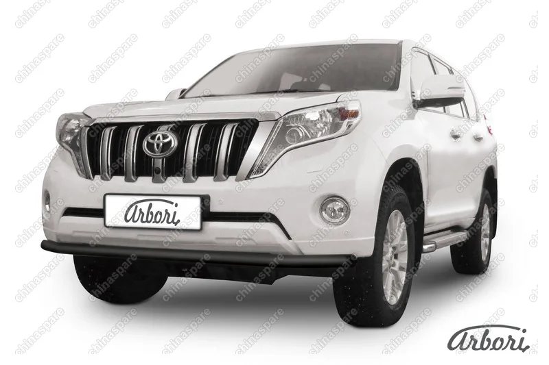 AFZDATOP1405B Защита переднего бампера d57 Arbori черн. для TOYOTA Land Cruiser Prado 2014-2017