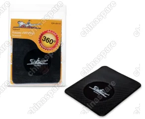 ASM-BB-03 Коврик липучка, чёрный, большой 138х160 мм