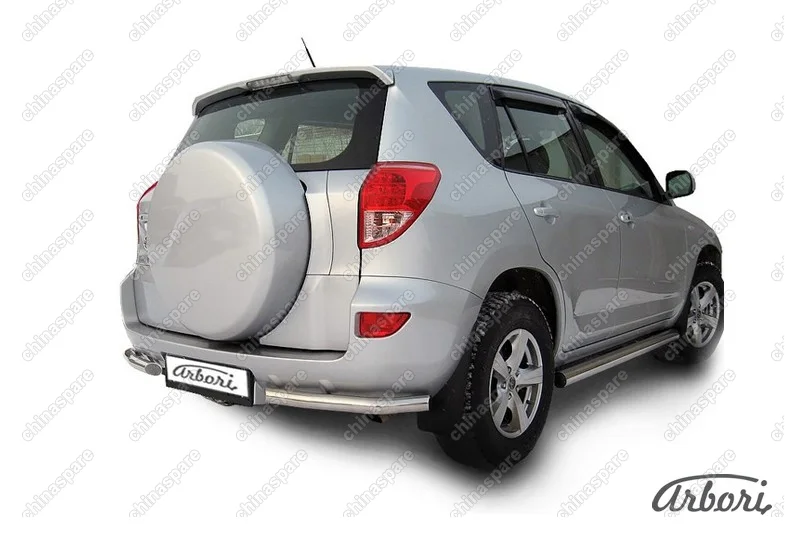 Уголки d57 Arbori нерж. сталь для Toyota RAV4 2006-2010